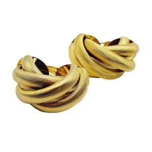 Vintage 80's Designer Runway Earrings (A296)